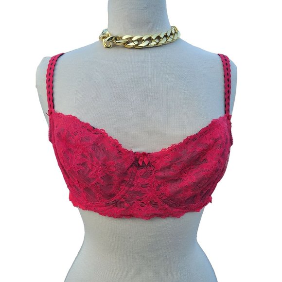 Victoria's Secret Other - Victorias Secret Womans Underwire Balconette Bra Lace sexy intimates Size 38C